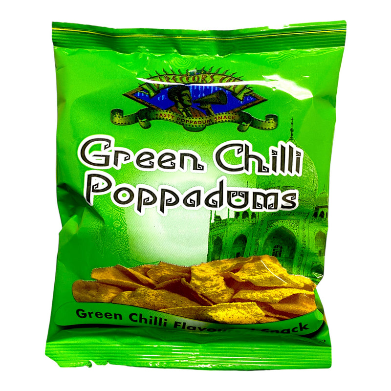 Directors Cut Green Chilli Poppadums 30g