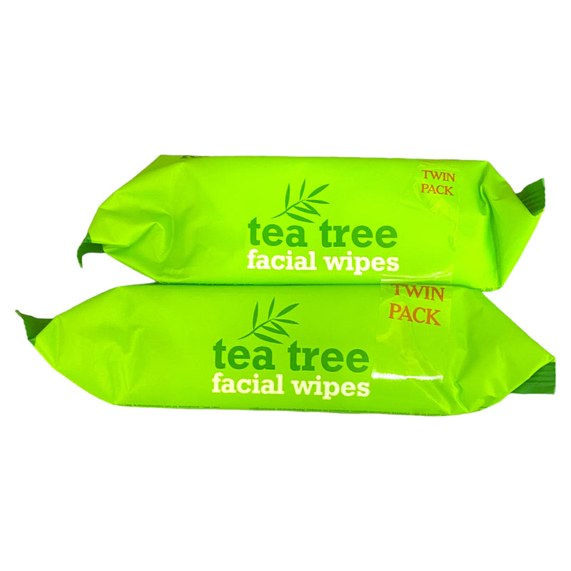 Tea Tree Cleansing Facial Wipes Twin pack 2 x 25pk