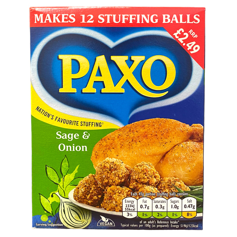 Paxo Sage & Onion Stuffing Mix 170g