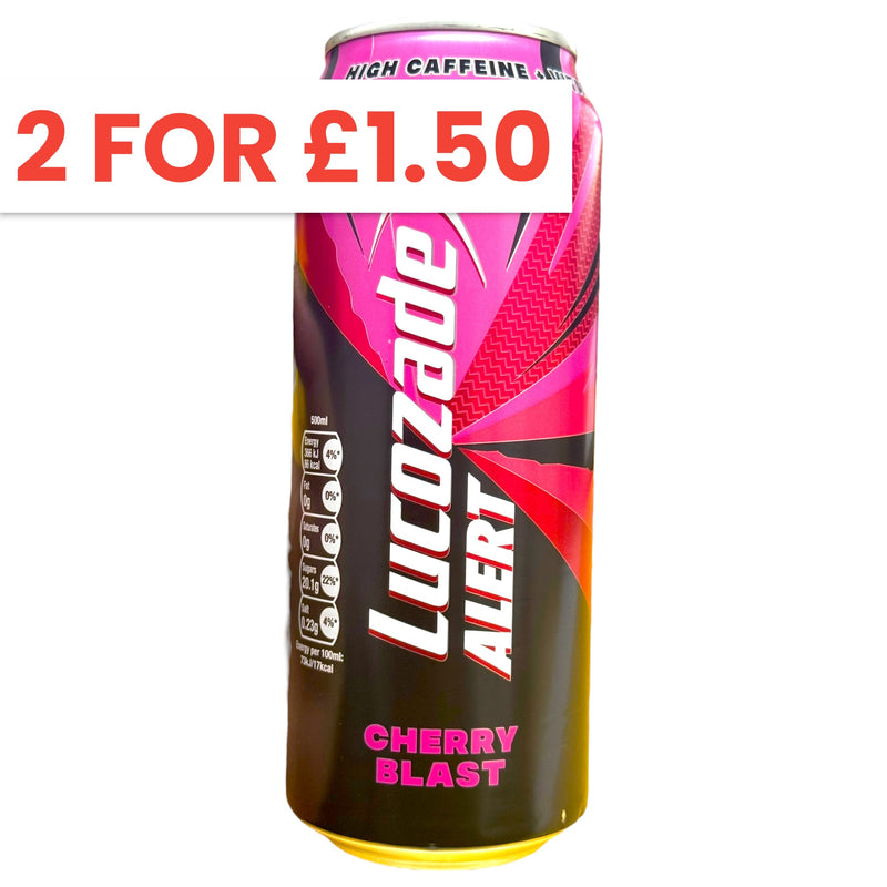 Lucozade Alert Cherry Blast 500ml