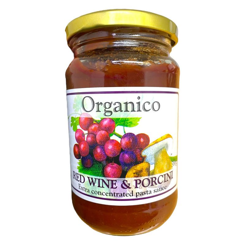 Organico Red Wine & Porcini Pasta Sauce 360g