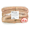 Pork & Leek Sausages 706g