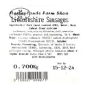 Lincolnshire Sausages 700g