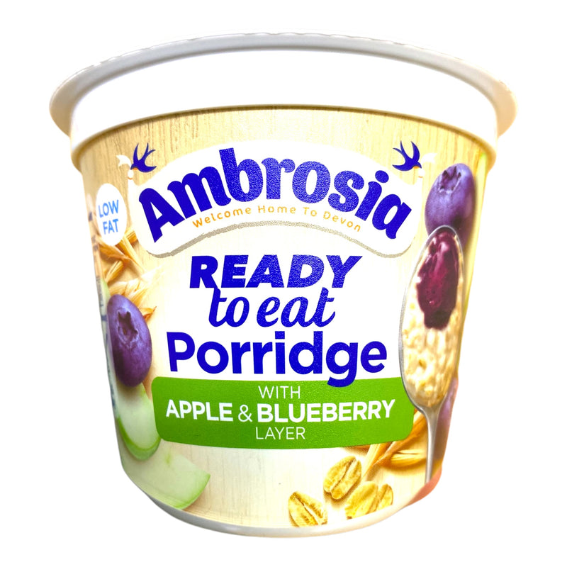 Ambrosia Ready To Eat Porridge Apple & Blueberry 210g