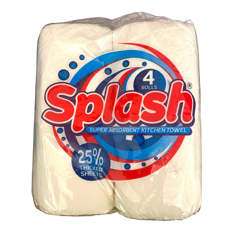 Splash Absorbent Kitchen Towel x 4pk