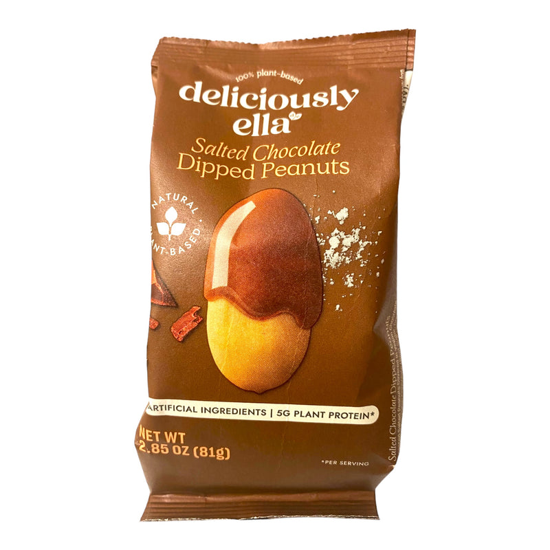 Deliciously Ella Salted Chocolate Dipped Peanuts 81g