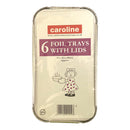 Caroline Foil Trays With Lids x 6pk
