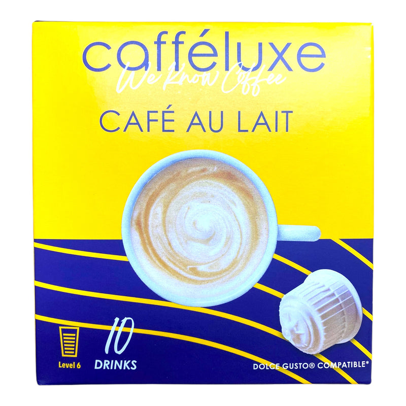 Caffe Luxe Cafe au Lait Pods x 10