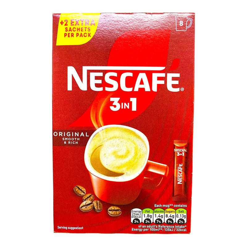 Nescafè 3 in 1 Original 8 x 16g