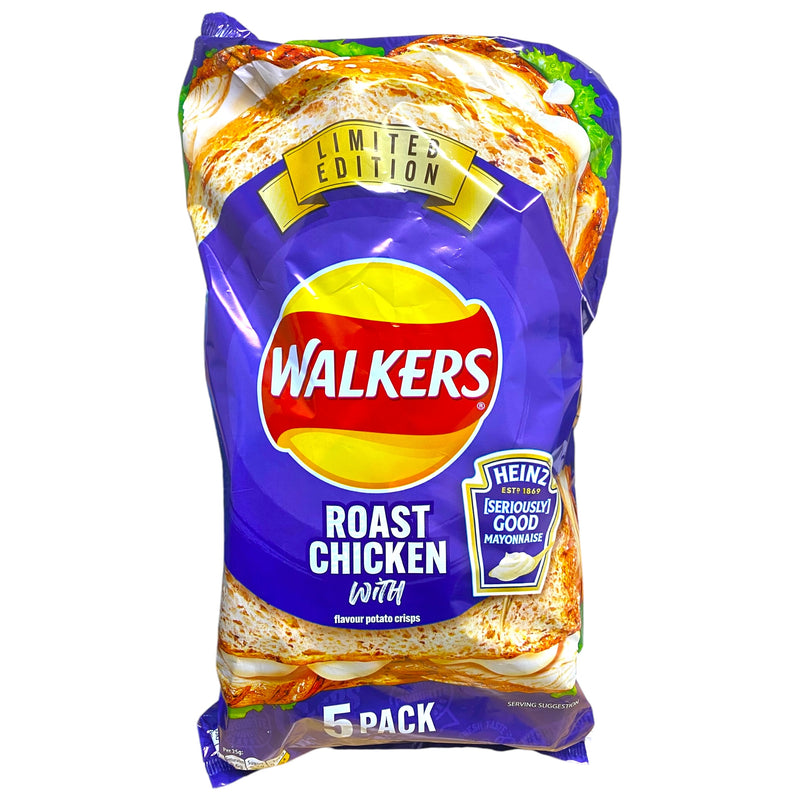 Walkers Roast Chicken & Mayonnaise 5 Pack