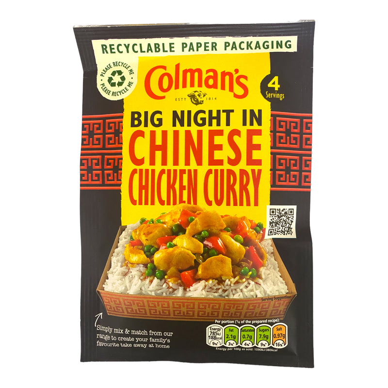 Colmans Chinese Curry 47g