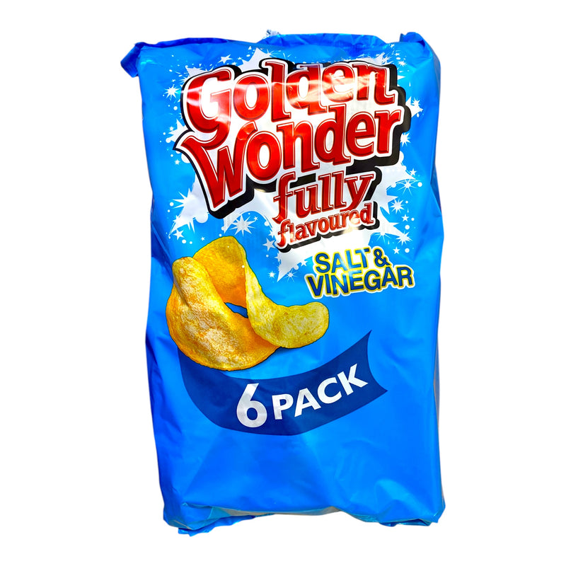 Golden Wonder Salt & Vinegar 6pk