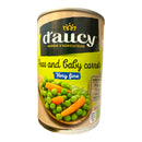 D’aucy Peas & Baby Carrots 400g - Barleylands Farm Shop, Billericay, Essex