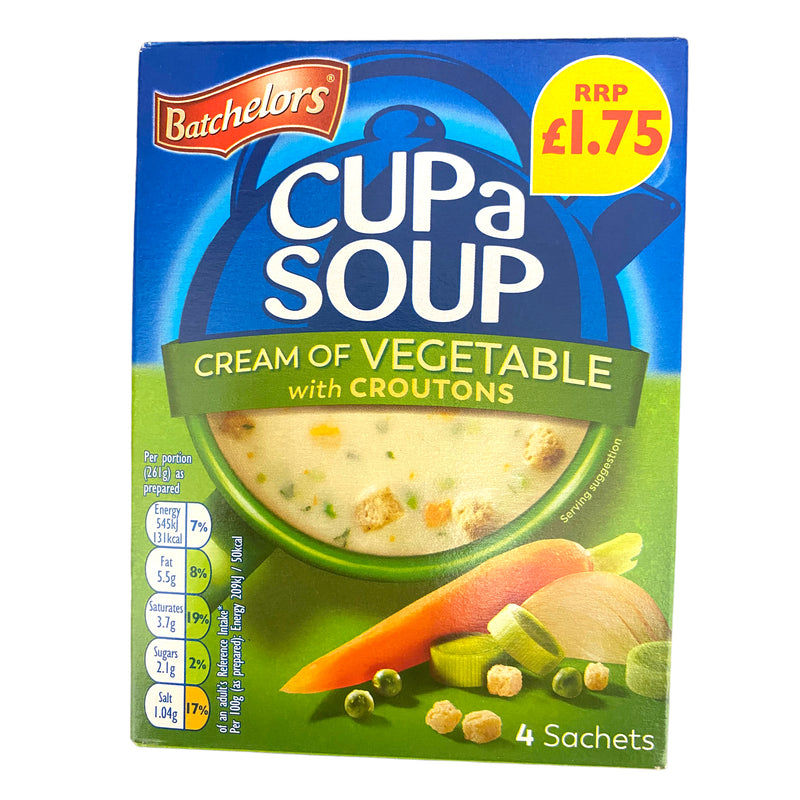 Batchelors Cup a Soup Cream Of Vegetables x 4