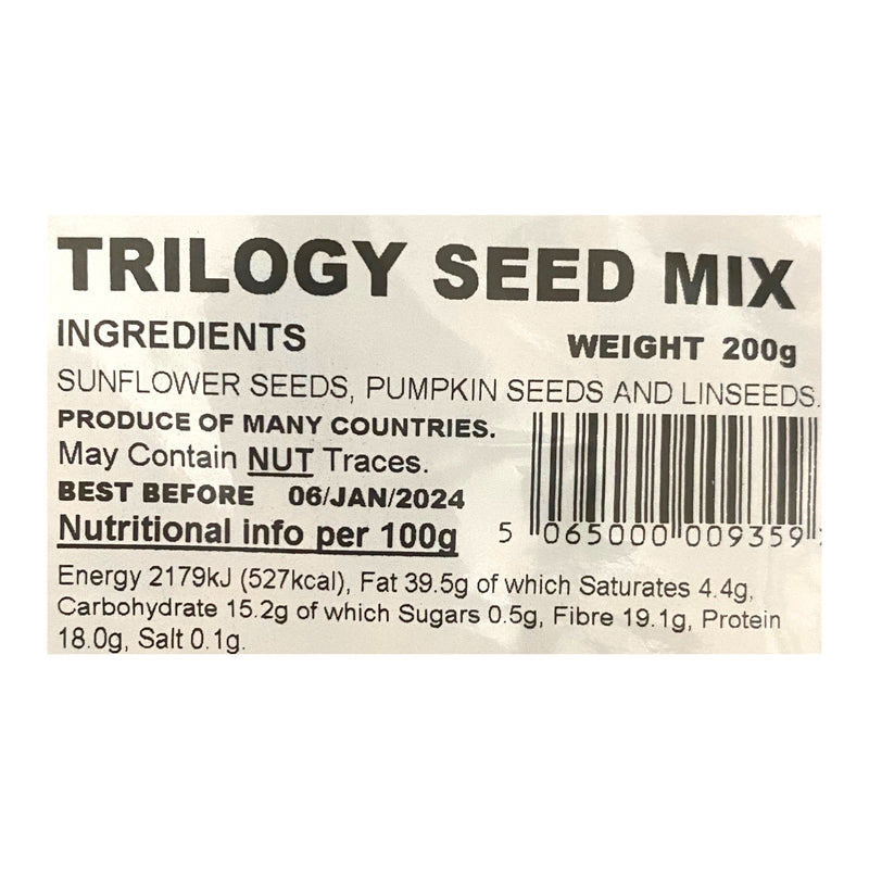 Golden Sunrise Foods Trilogy Seed Mix 200g