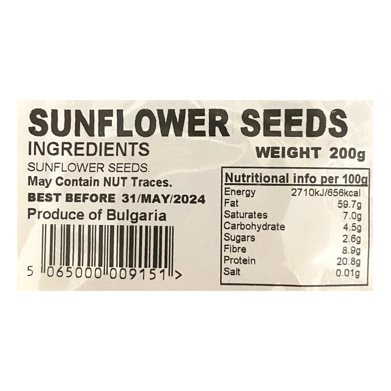Golden Sunrise Foods Sunflower Seeds 200g