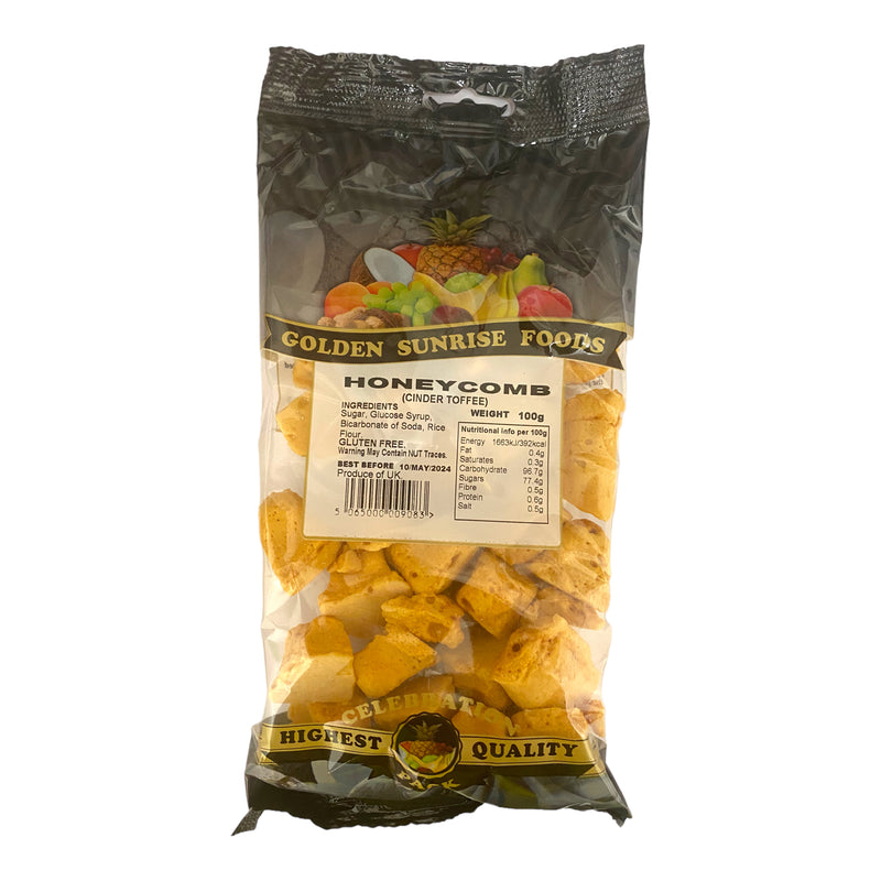 Golden Sunrise Foods Honeycomb (Cinder Toffee) 90g