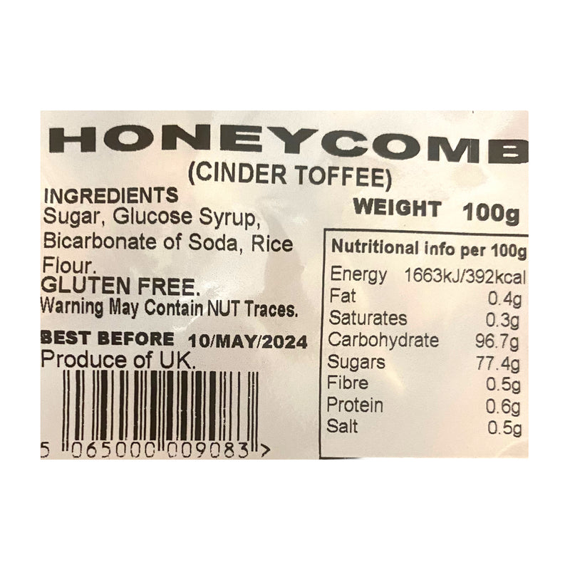 Golden Sunrise Foods Honeycomb (Cinder Toffee) 90g