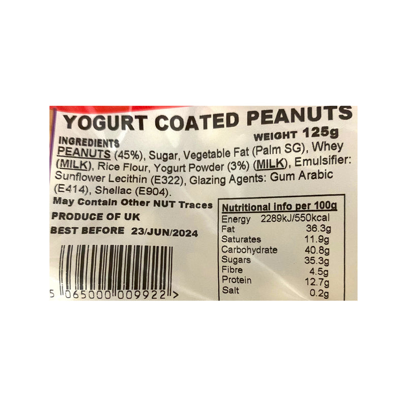 Golden Sunrise Foods Yogurt Coated Peanuts 125g