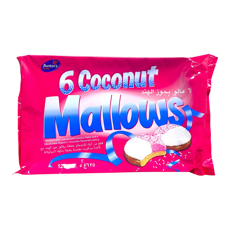 Burtons Coconut Mallows 6pk