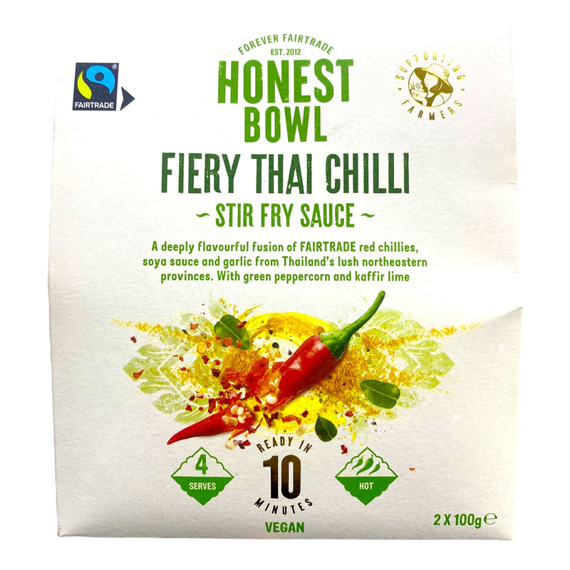 Honest Bowl Stir Fry Sauce Fiery Thai Chilli 2 x 100g