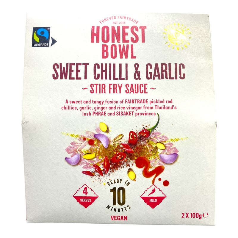 Honest Bowl Stir Fry Sauce Sweet Chilli & Garlic 2 x 100g