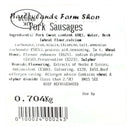 Pork Sausages 700g