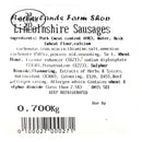 Lincolnshire Sausages 700g