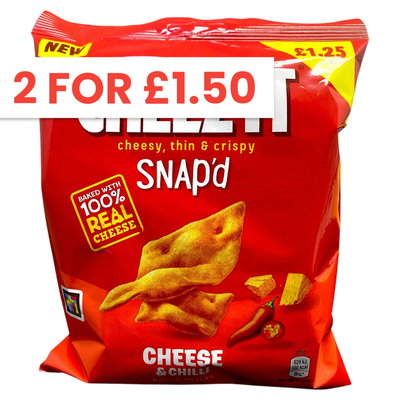 Cheez It Snap’d Cheese & Chilli 65g