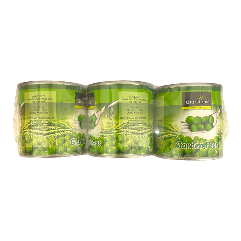 Thurstons Garden Peas 3 x 184g