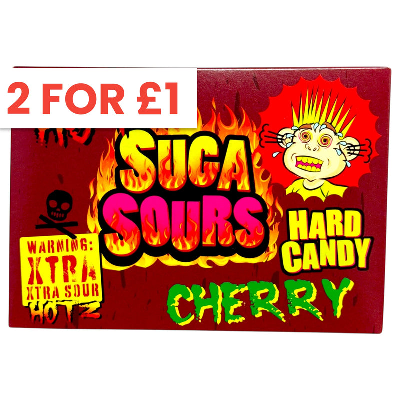 Suga Sours Candy Box Hotz Cherry 100g