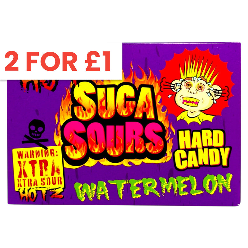 Suga Sours Candy Box Hotz Watermelon 100g