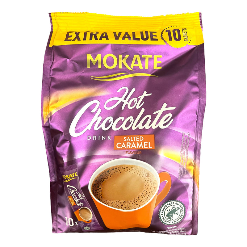 Mokate Hot Chocolate Salted Caramel 10 x 18g
