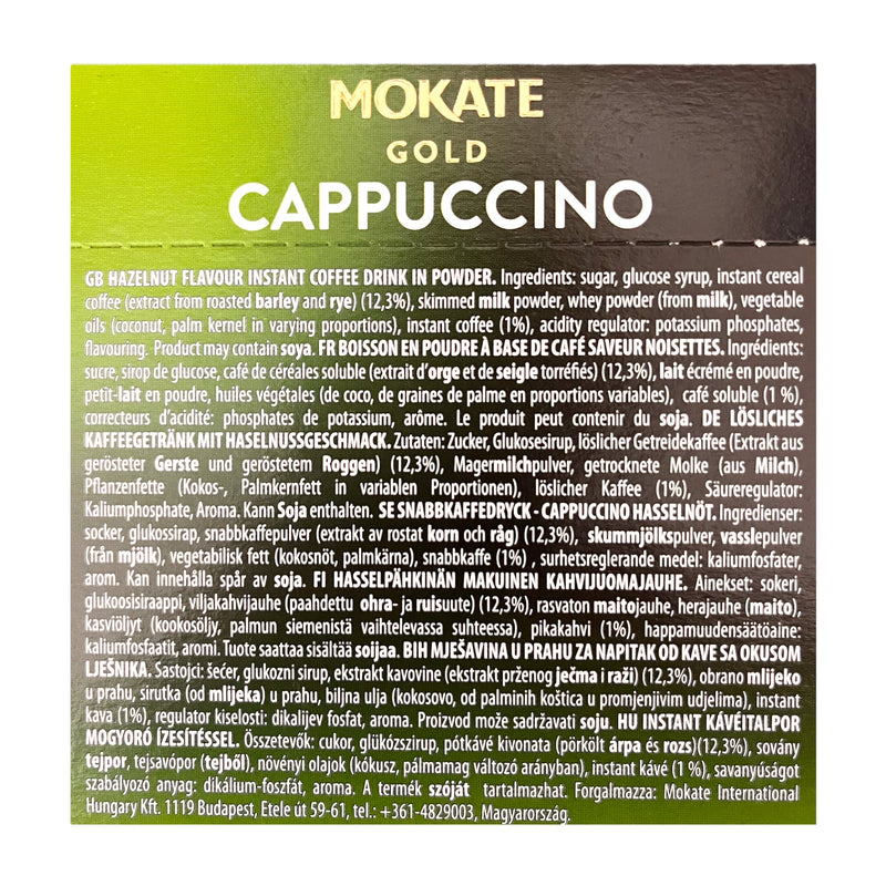 Mokate Gold Cappuccino Hazelnut 8
