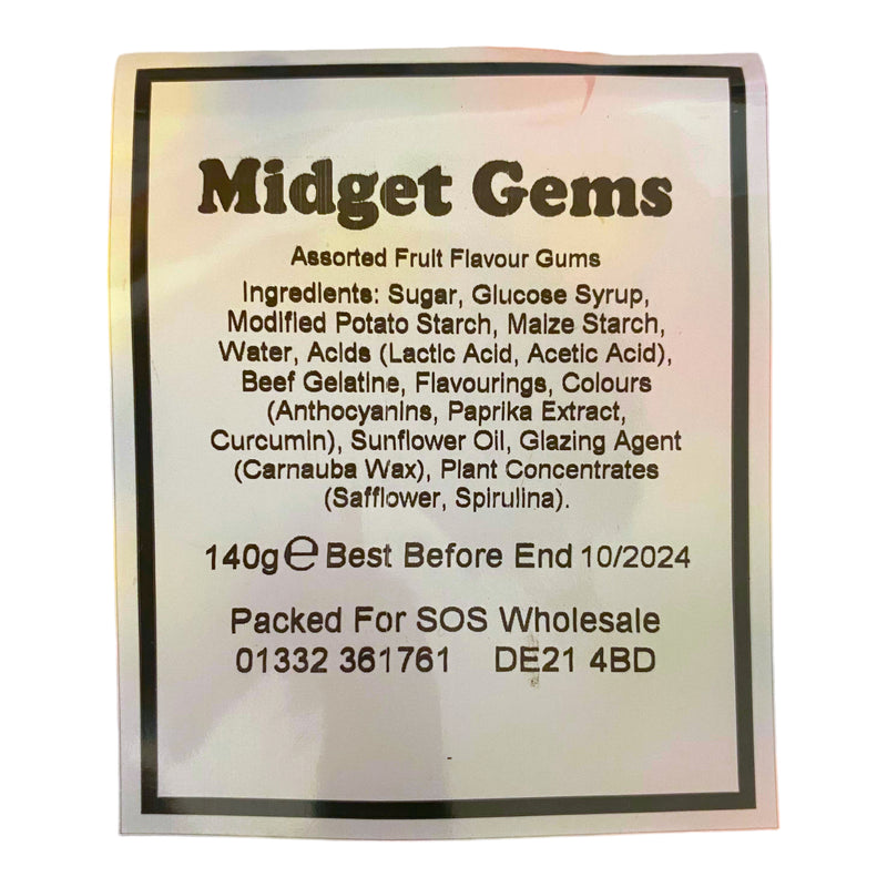 Midget Gems 140g