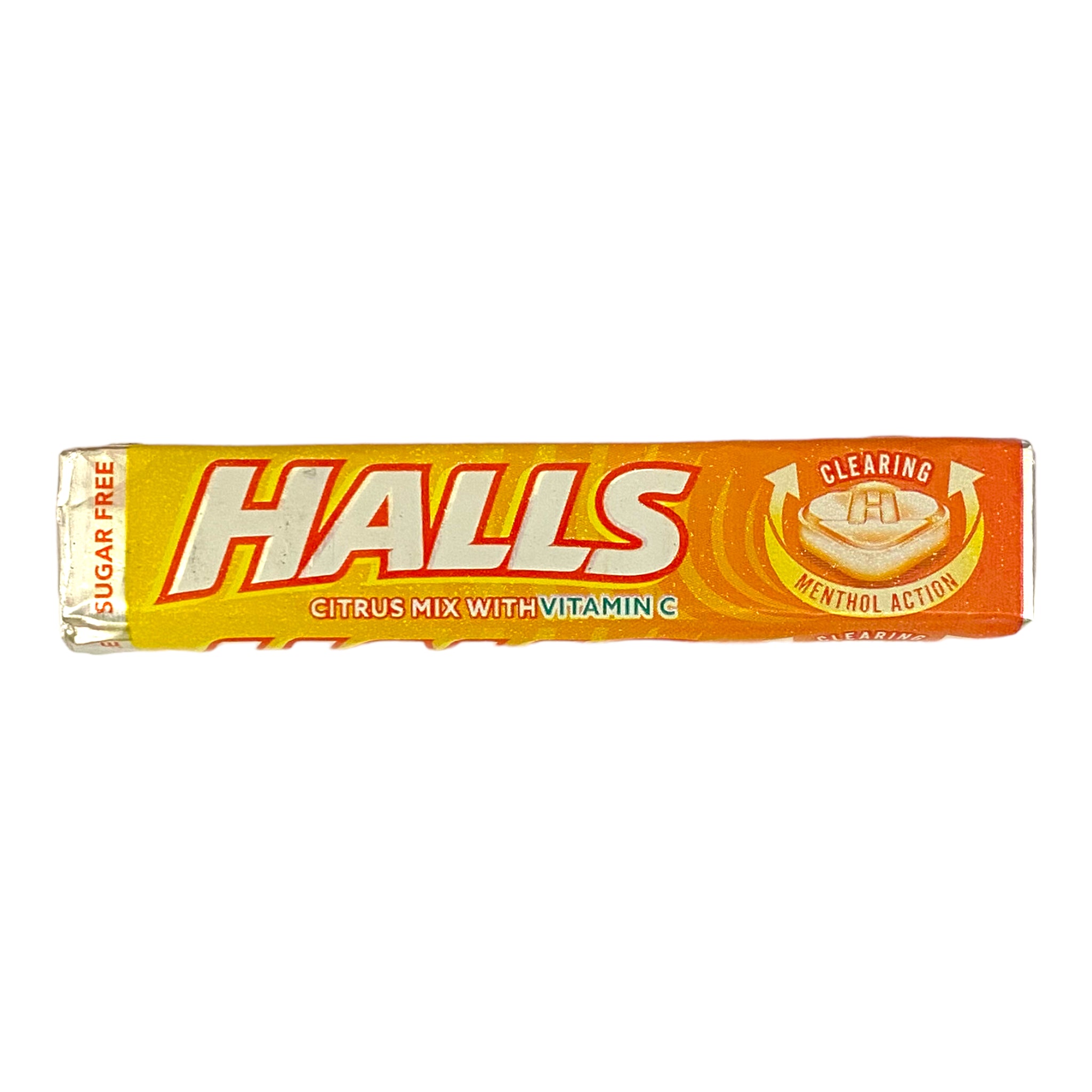 Halls Citrus Mix & Vitamin C Sugar Free Lozenges 32g