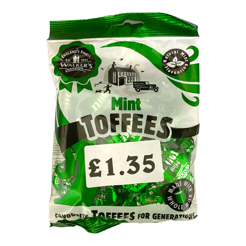 Walkers Mint Toffees 150g