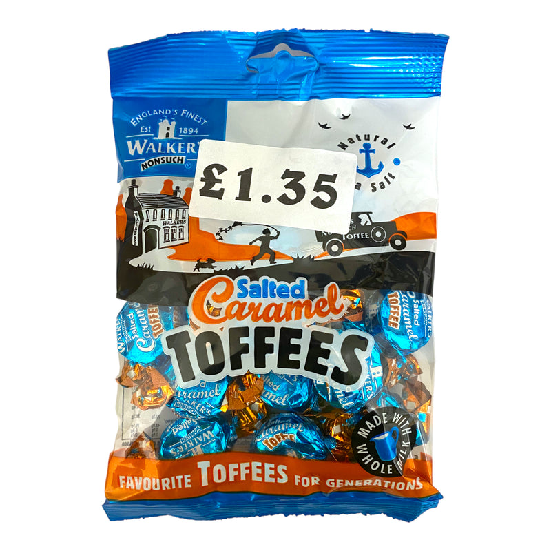 Walkers Salted Caramel Toffees 150g