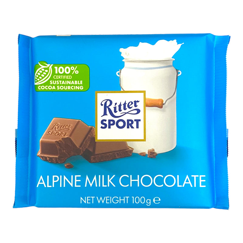 Ritter Sport Alpine Milk Chocolate 100g