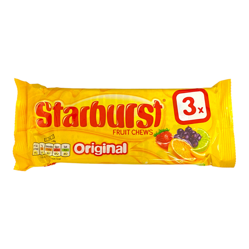 Starburst Fruit Chews 3pk