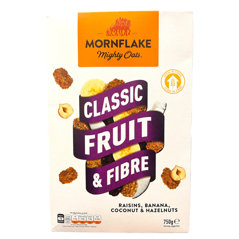 Mornflake Mighty Oats Classic Fruit & Fibre 750g