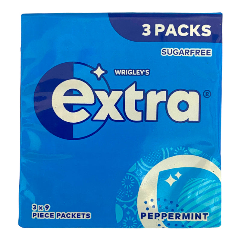Wrigleys Extra Gum Peppermint 3 x 12.6g