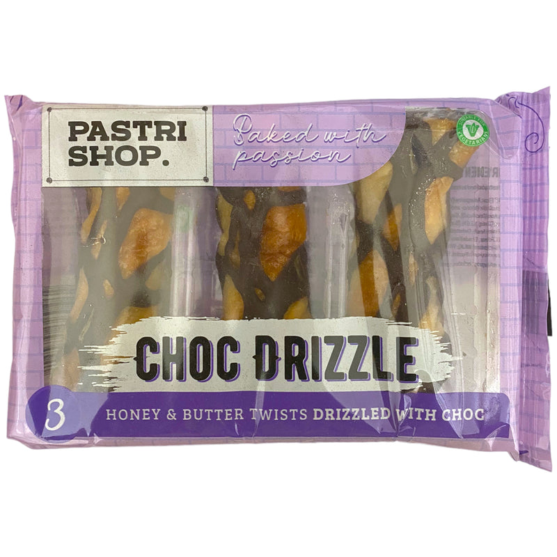 Pastri Shop Choc Drizzle Twist x 3