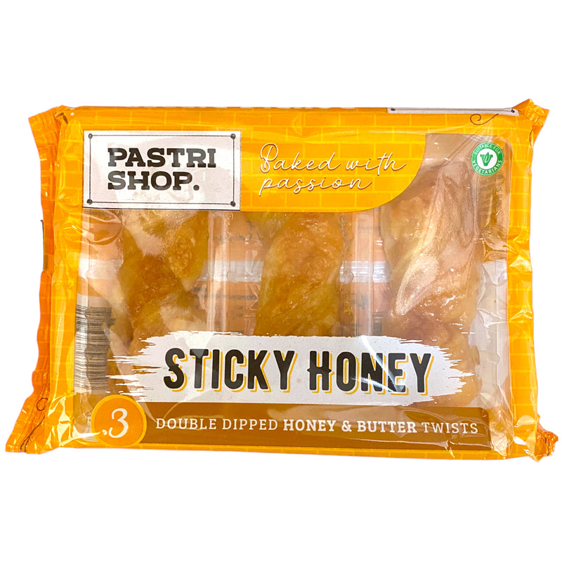 Pastri Shop Sticky Honey Twist x 3