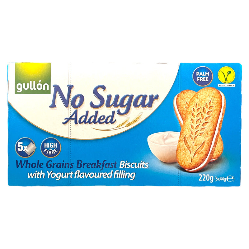 Gullon Whole Grain Breakfast Biscuits Yogurt Filling 220g