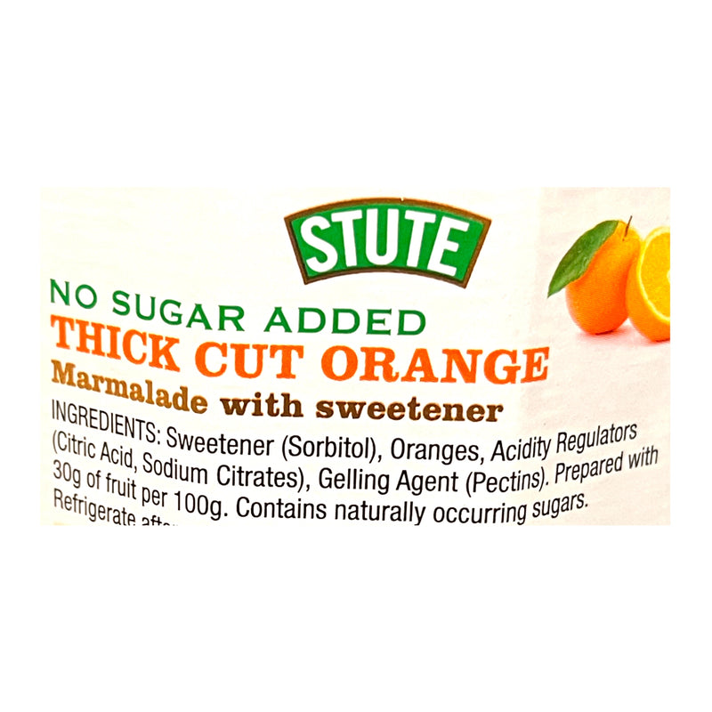 Stute Thick Cut Orange Marmalade 430g