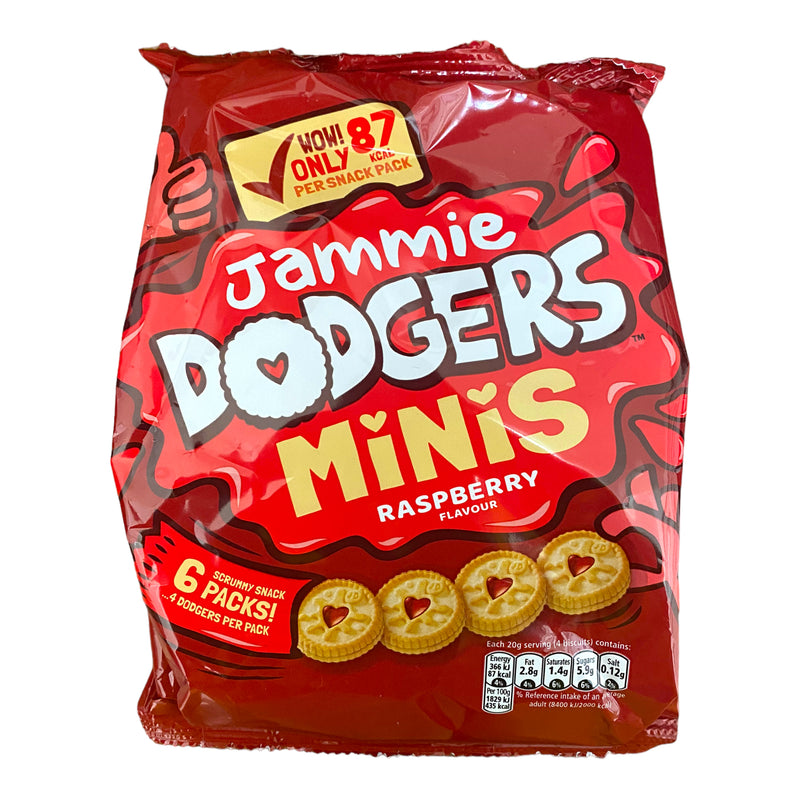 Jammie Dodgers Minis Raspberry Flavour 6pk