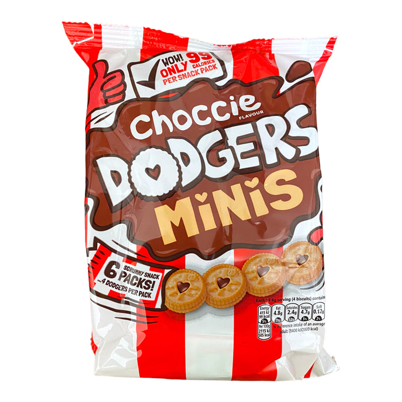 Jammie Dodgers Minis Choccie Flavour 6pk