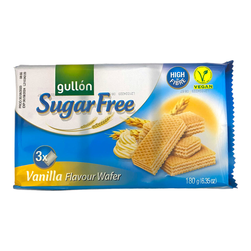 Gullon Sugar Free Vanilla Flavour Wafer 180g