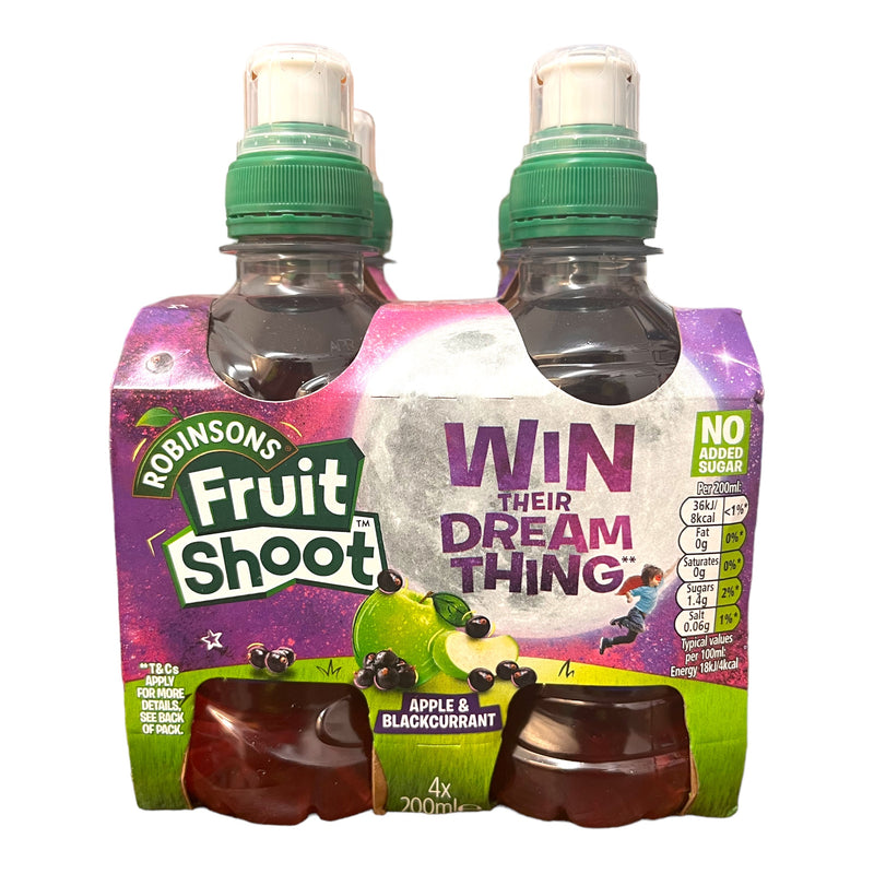 Fruit Shoot Apple & Blackcurrant 4 x 200ml